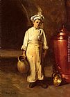 Claude Joseph Bail Famous Paintings - The Cook's Helper